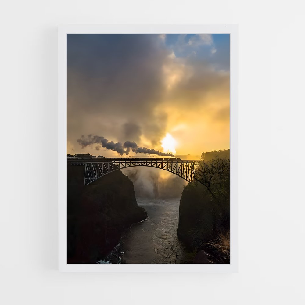 Poster Sunset Over Victoria – affiche Saut à l’élastique (vue 3)